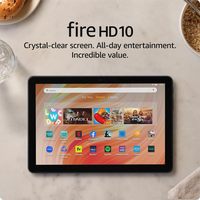 OFFRE LIMITÉE EN TEMPS LIMITÉ ! Tablette Amazon Fire HD 10, conçue pour la détente, écran Full HD vibrant de 10,1 pouces, processeur octa-core, 4 Go de RAM