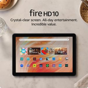 OFFRE LIMITÉE EN TEMPS LIMITÉ ! Tablette Amazon Fire HD 10, conçue pour la détente, écran Full HD vibrant de 10,1 pouces, processeur octa-core, 4 Go de RAM - Product Image 1