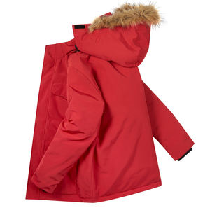 Custom Reversible Puffer Jacket Breathable <b>Hooded</b> Winter Unisex <b>Fur</b> <b>Coat</b> Plus Size Outdoor Insulated Streetwear - Product Image 2