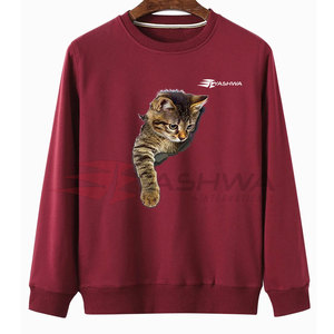 Sweat-shirt pour homme de qualité supérieure, respirant, en coton mélangé, décontracté, pull-over en polyester - Product Image 1