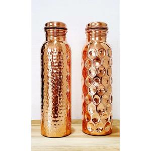 Botellas de agua con puntos plateados, uso regular, buena salud, martillada botella de agua, botellas de gimnasio pulidas a mano naturales - Product Image 5