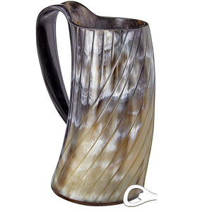 แก้วน้ำทรงเขาสัตว์ไวกิ้งที่ดีที่สุด แก้วน้ำทรงเขาสัตว์ไวกิ้งพร้อมฐานไม้ แก้วน้ำทรงเขาสัตว์ไวกิ้งราคาขายส่ง - Product Image 1