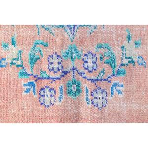 Alfombra Turca Vintage de 6.2x9.5 pies (190x289 cm), Alfombra de Lana Rosa - Product Image 5