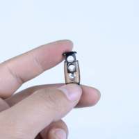 Serrure à double cylindre avec corde intégrée, déport de 60 mm, en alliage de zinc et ABS, pour porte avec 3 clés en laiton SKU R4
