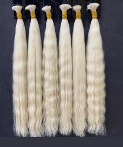 Trame liée à la main extensions de cheveux indiens Remy trame unique de cheveux humains bruts - Product Image 1