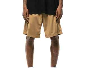 Pantalones cortos de malla de baloncesto en blanco Pantalones cortos de malla personalizados Poliéster Secado rápido Gimnasio Correr Pantalones cortos deportivos para hombres Vintage para hombres y mujeres - Product Image 1