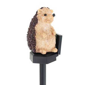 Solar-powered hedgehog lamp, garden <b>LED</b> <b>light</b> with dusk <b>sensor</b>. - Product Image 6