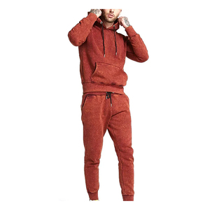 Traje de Jogger ajustado con logotipo personalizado para hombre, ropa deportiva de ocio con cremallera, chándal de dos piezas para invierno, opciones de talla grande - Product Image 3