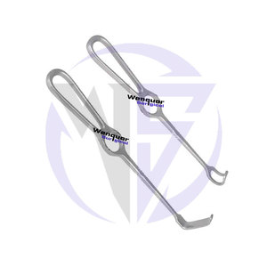Cirugía general y ortopédica Middeldorf Retractor y Kocher Langenbeck 2/Pcs Instrumentos quirúrgicos de acero inoxidable - Product Image 1