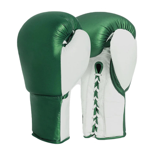 Guantes de boxeo profesionales con cordones de Sparring con cordones ajustables Construcción duradera y ajuste ligero - Product Image 1