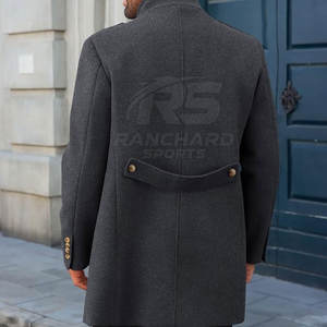 <b>Men</b> <b>Long</b> <b>Coat</b> Stylish Warm Office <b>Winter</b> <b>Coat</b> <b>Men</b> <b>Long</b> <b>Coat</b> Modern Fashion Outdoor Outerwear <b>Men</b> <b>Long</b> <b>Coat</b> - Product Image 4