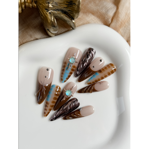 Uñas Postizas Desert Mirage con Diseño Único Mirage para Realzar las Uñas - Product Image 3