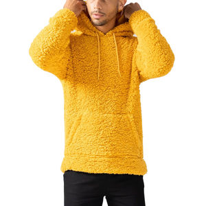 Sudadera con capucha de gran tamaño para hombre, tela de algodón suave, bordado de logotipo personalizado para ropa de calle de moda, trajes cálidos de invierno para exteriores - Product Image 2