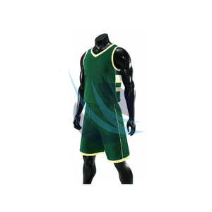 Ensembles d'uniformes de basket-ball personnalisés du Pakistan 100% polyester anti-UV séchage rapide respirant grande taille vêtements de sport en gros OEM - Product Image 1