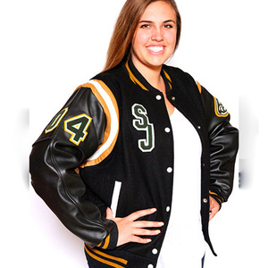 แจ็คเก็ตเลตเตอร์แมนผู้ชายสำหรับฤดูใบไม้ร่วงและฤดูหนาว แห้งเร็ว ผ้าฝ้าย 100% คอตั้ง โลโก้ด้านหน้า สไตล์วินเทจ ปรับแต่งได้ คุณภาพสูง - Product Image 3