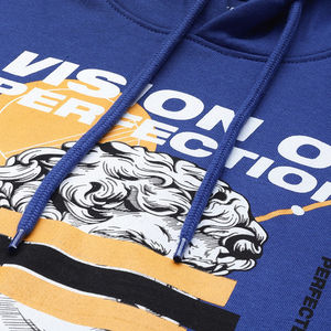 เสื้อฮู้ดผู้ชายผ้าฝ้ายผสมความยาวปกติใส่สบายมาใหม่ - Product Image 4