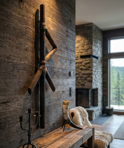 Bastón Rúnico Vikingo Hecho a Mano - Varita de Madera con Símbolo de Protección Nórdica para Decoración del Hogar - Bastón Ritual Celta Personalizable - Product Image 2