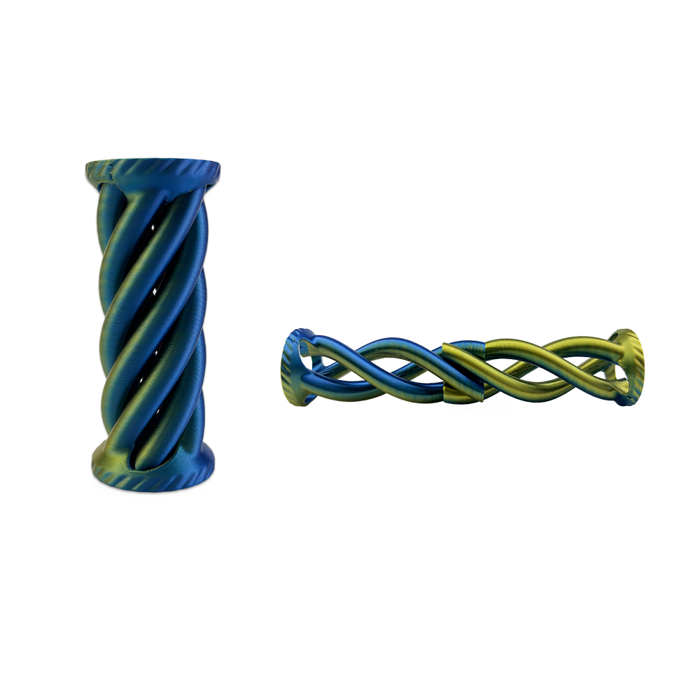 Blue-Gold Silk