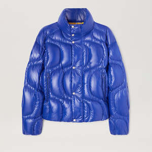 Fabricante personalizado impermeable bombardero abajo abrigos nailon cortavientos pato ganso acolchado de talla grande invierno Puffer chaqueta hombres - Product Image 2