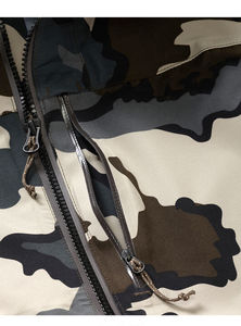 Haute qualité imperméable respirant Camouflage pêche veste de pluie en plein air Camo chasse veste en vente toile tissu - Product Image 5