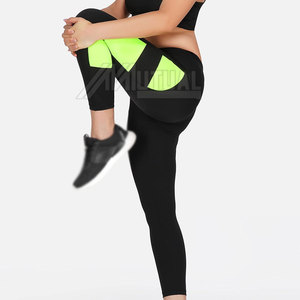 Mallas de gimnasio para mujer de cintura alta al mejor precio, logotipo personalizable, diseño de glúteos fruncidos, tela de punto, ropa de entrenamiento en línea, servicio OEM - Product Image 5
