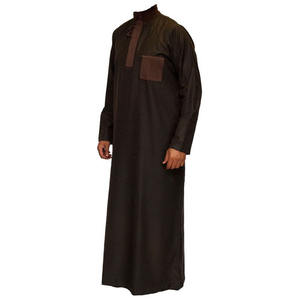 Vêtements islamiques, jalabiya musulmane pour hommes, jubbah à séchage rapide, vente en gros, jubbah traditionnelle musulmane arabe, thobes pour hommes, respirant - Product Image 6