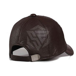 Chapeaux en cuir pour hommes, nouveau design 2025, ajustables, quatre saisons, haute qualité, couleurs personnalisées, tissu imperméable pour un usage quotidien - Product Image 5