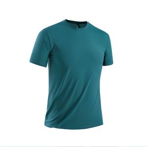 Camiseta Deportiva de Manga Corta para Hombre, Cuello Redondo, Ajuste Atlético, Poliéster Duradero, Secado Rápido, Transpirable, con Logotipo Personalizado OEM Disponible al por Mayor - Product Image 3