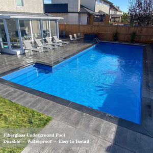 สระว่ายน้ำใต้ดินไฟเบอร์กลาสโครงสร้างแข็งแรงติดตั้งง่ายใช้กลางแจ้งออสเตรเลีย - Product Image 1