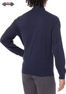 Chaqueta de chándal de invierno de algodón para hombre con logotipo personalizado, diseño atlético con capucha y cremallera, forro polar, conjunto de chándal deportivo de colores personalizados - Product Image 5