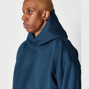 Sweats à capuche personnalisés surdimensionnés OEM en coton éponge français de qualité supérieure avec fermeture à glissière frontale de haute qualité pour hommes et femmes Poids lourd - Product Image 6