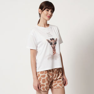 Derniers modèles de vêtements d'été décontractés pour femmes 100% coton Ensemble court surdimensionné Nouveau modèle de vêtements décontractés pour femmes - Product Image 4