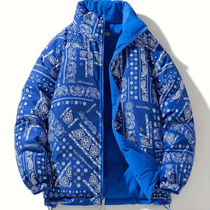 Chaqueta acolchada personalizada para hombre al por mayor, chaqueta bomber acolchada a la moda de nuevo diseño, capucha, piel burbuja impermeable blanca de talla grande - Product Image 1