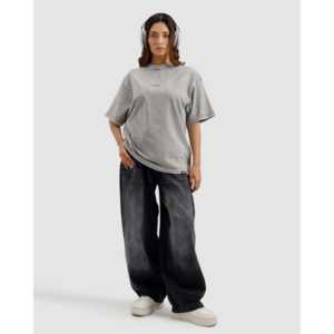 Camiseta Esencial para Hombre, 100% Algodón, 230 GSM, Gris Lavado, Transpirable - Product Image 6