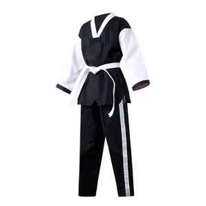 Uniforme de Taekwondo Personalizado y Cómodo con Poliéster/Algodón de Secado Rápido que Ofrece un Ajuste Relajado para Patadas Altas y Movimientos Rápidos - Product Image 2