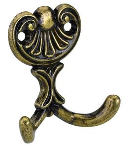 Crochet mural en laiton antique Design minimal crochet en métal pour la décoration intérieure pour clés cintre crochet décoratif mural - Product Image 2