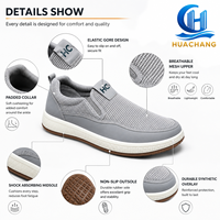 Chaussures décontractées tendance pour homme, style papa, à enfiler, confortables, semelle souple, respirantes, légères, couleur unie