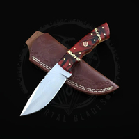 Couteau de chasse Full Tang en acier inoxydable D2 de haute qualité avec gaine G10 Offre Spéciale couteau à lame fixe extérieur