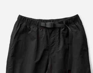 ผู้ผลิตกางเกงวอร์มขายาวทรงหลวมสีดำไนลอนสำหรับผู้ชาย กางเกงวอร์มขาบานทรงโอเวอร์ไซส์สำหรับผู้ชาย - Product Image 3