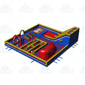 Gran Venta de Parque de Atracciones inflable grande al aire libre, equipo de instalaciones de PVC, trampolín, parque temático acuático, parque infantil - Product Image 6