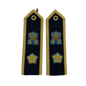 OEM/ODM Premium Ceremonial Shoulder Boards Gold Bullion Rank Insignia para vestido formal Uniformes Shoulder Boards - Product Image 2