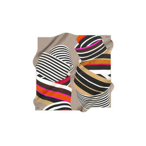 Luxury Designer Digital Print Satin Silk <b>Square</b> <b>Scarf</b> 90x90 - Product Image 1