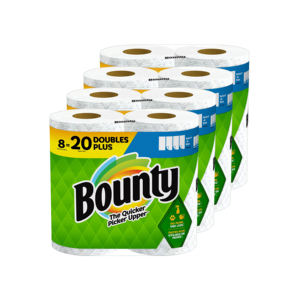 Toallas de papel blanco Bounty Select-a-Size, 12 rollos dobles, papel higiénico suave de pulpa de madera virgen de 2 capas para uso doméstico - Product Image 6