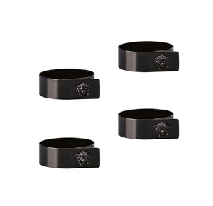 Trendy Style Metal Napkin Ring for Hotel Wedding <b>Party</b> Simple carved Design Napkin Ring Holder And Nice Product - Product Image 4