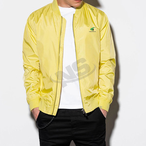 Premium High Quality Canvas Winter Bomber <b>Jacket</b> <b>Men</b> Solid Color Custom Made Front Logo Windproof Breathable Streetwear - Product Image 2