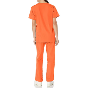 Uniforme d'infirmière en tricot personnalisé avec logo OEM, blouses et pantalons pour femmes, manches longues, usage hospitalier - Product Image 6