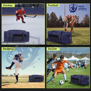 กระเป๋าฮอกกี้น้ำแข็งโพลีเอสเตอร์ขนาดใหญ่ ทนทาน น้ำหนักเบา ระบายอากาศได้ดี เหมาะสำหรับการเดินทาง กันน้ำ รับทำโลโก้ตามสั่ง บริการขายส่งที่ดีที่สุด - Product Image 4