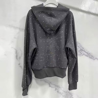 Ensemble long 2 pièces pour femme : veste à capuche décontractée et pantalon mi-mollet, 100 % coton, écologique et respirant