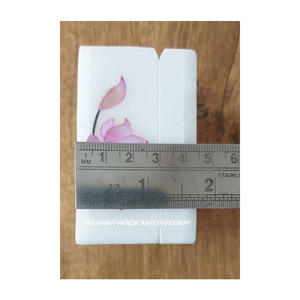 Cajas de Joyería Elegantes de Mármol con Incrustaciones de Madreperla Rosa Natural Hechas a Mano de Alta Calidad, Regalos de VAISHNAVI HANDICRAFTS - Product Image 3