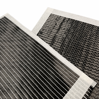 0 ° ±45 ° 90 °   Rouleau de tissu en fibre de carbone à quatre axes - Tapis cousu haute résistance pour pales d'éoliennes